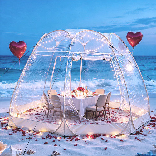 Pop bubble tent zippered - pop-up,