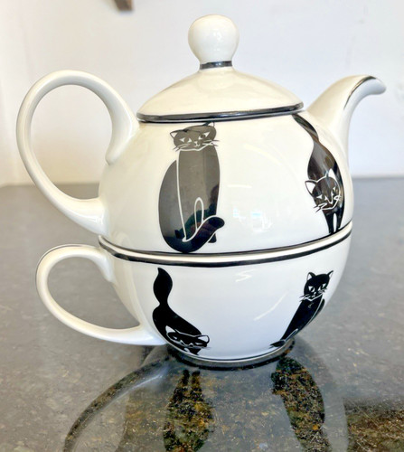 Black cat tea - black, for