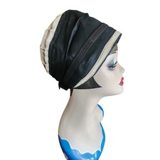Vintage 20s Cloche Hat Black