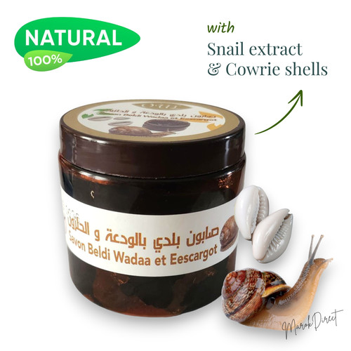 Natural black beldi soap with - black,