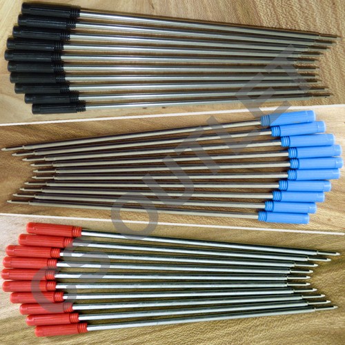 Pen kit black blue - black/blue/red, refills
