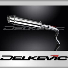 HONDA CB600F HORNET 03-06 HI LEV 350mm ROUND STAINLESS BSAU SILENCER EXHAUST KIT