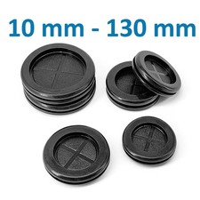 Black Blanking Grommets Rubber