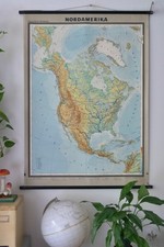 VINTAGE | SCHOOL WALL MAP