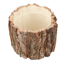  Flower Pot Planter Wooden Plant Pot Natural Flower Pot