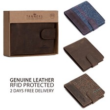 Leather Mens Wallet RFID