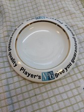 VERY RARE Vintage player's No6 Ashtray CERAMIC GIVE YOU GUARANTEED QUALITY.
