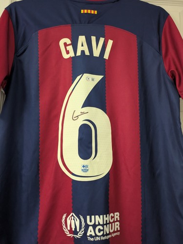 Signed barcelona gavi football - barcelona,