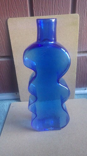 Vintage blenko cobalt blue - blenko,