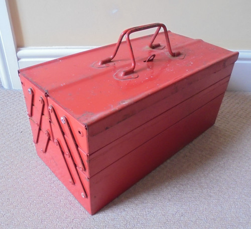 Vintage cantilever tool box - cantilever,