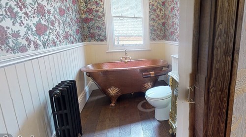 Copper bathtub vinci too - copper, "da