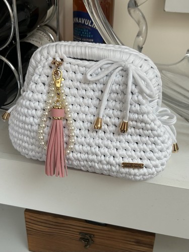 White crochet handmade - white,