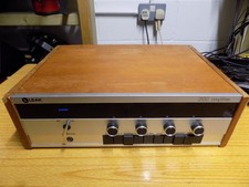 Leak 2100 vintage hifi stereo amplifier 1970s classic design wood casing TESTED