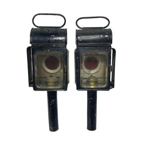 Pair antique carriage - pair,