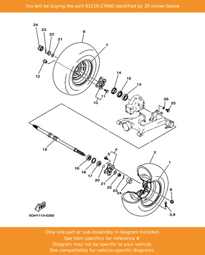 Yamaha ring 93210 - yamaha, o-ring,