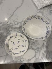 Sophie Conran Portmeirion Lavandula Cereal Bowl And 6 Inch Plate