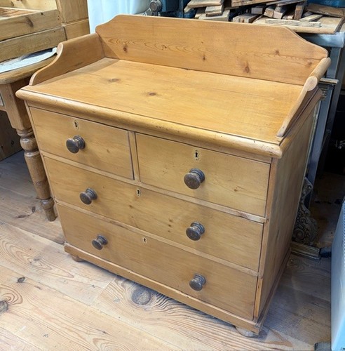 Antique victorian waxed pine - antique,