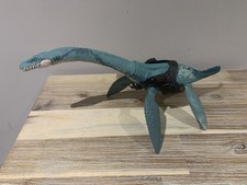 Jurassic World Gigantic Trackers Elasmosaurus Dinosaur 14” Toy Figure Park RARE