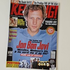 Kerrang! Magazine - 14 July 1997 #652 Marilyn Manson Bon Jovi Foo Fighters Kiss
