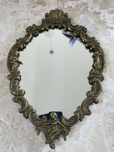 French vintage brass hall - brass,