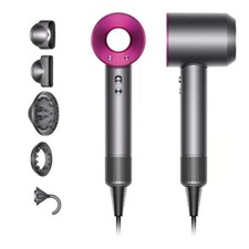 New Hair Dryer 1600W DysonSupersonicHD08 Fuchsia/Nickel Model With Accessory Kit