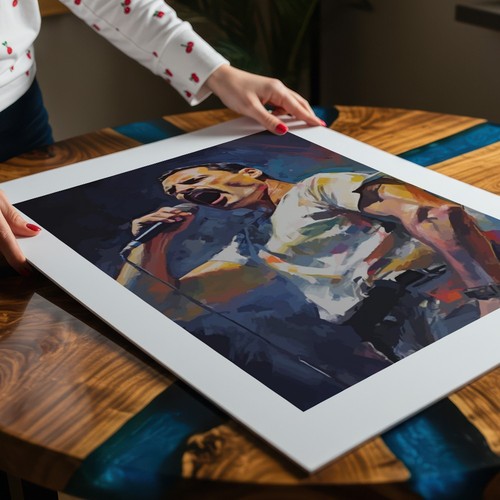 Freddie mercury rocks art - rocks, a3