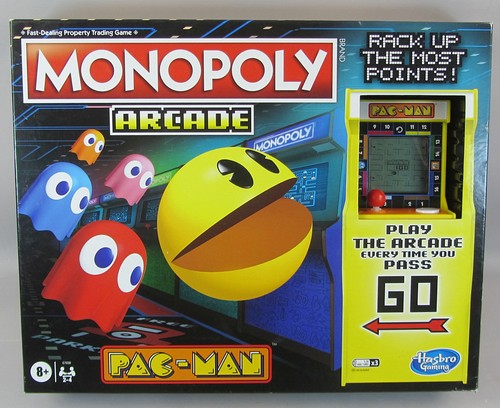 Monopoly arcade pac man board - arcade,