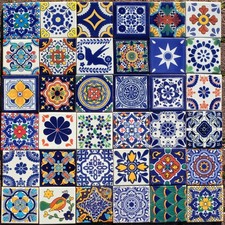 36 AUTHENTIC MEXICAN TILES