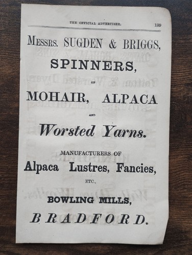Sugden briggs bowling - sugden,