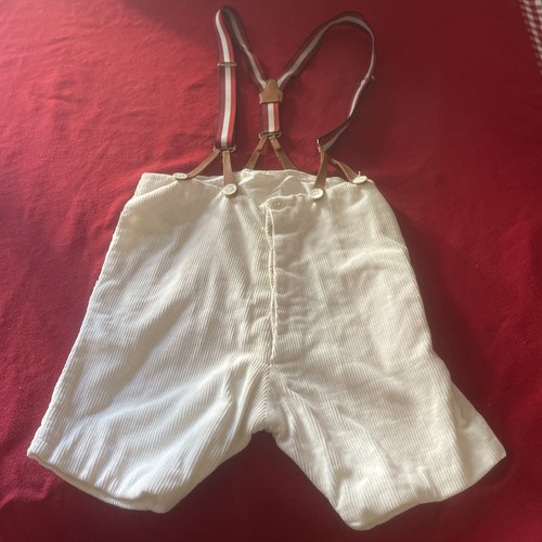 Vintage white cord - vintage, shorts
