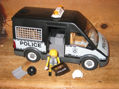 Playmobil city police riot - police,