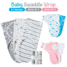 Cotton Baby Swaddle Wrap Pack