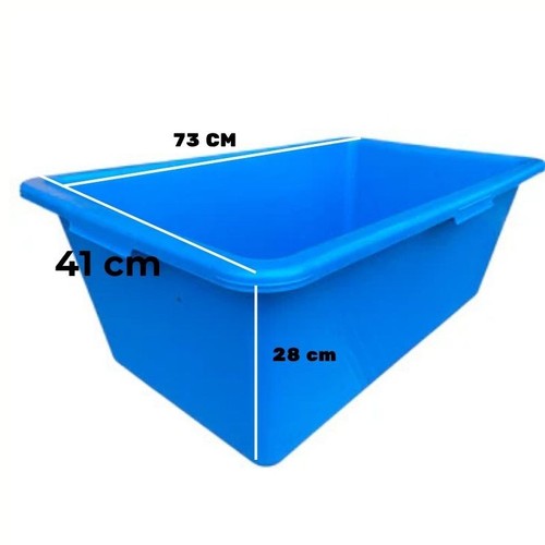 Mixing tub 90l blue heavy - tub,