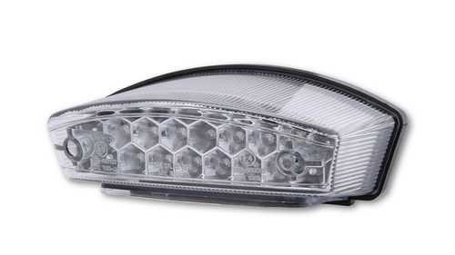 Clear glass led tail - glass,