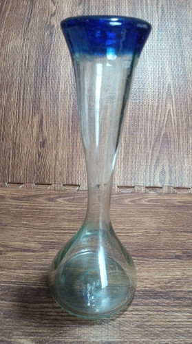 Hand blown art glass long - blown,