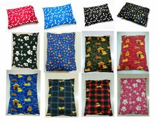Dog Pet Bed Fleece & Polycotton Cover Large & Extra Large Washable Cushion Cover