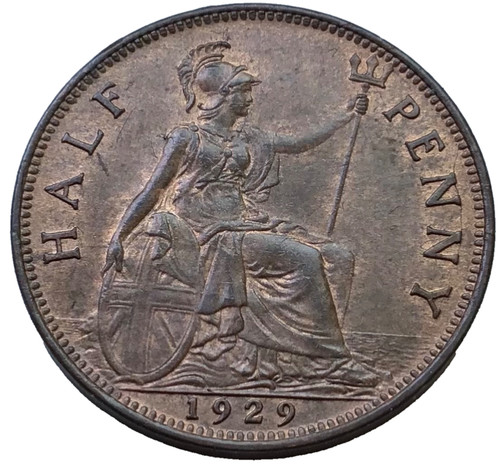 1929 british george - george, half