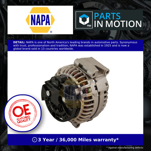 Alternator nal1630 napa - alternator,