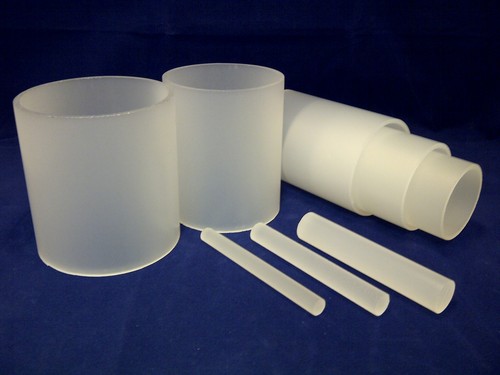 Frosted plastic acrylic - plastic, rod
