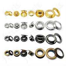 Metal Eyelet With Washer Leather Craft Repair Copper Double-Sided Grommet 4-10mm