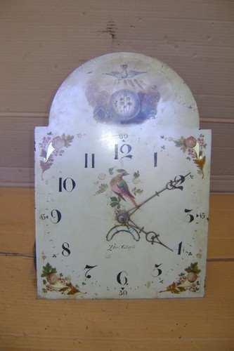 Antique painted arched - painted, dial