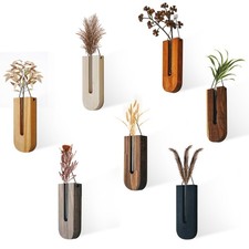 Wooden Wall Vase Modern