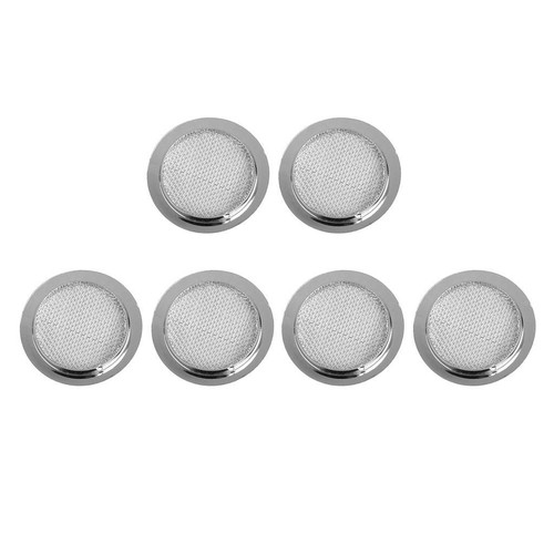 6pcs chrome screened - 6pcs,