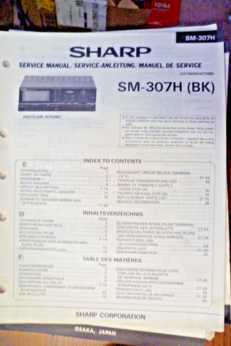 Sharp 307h stereo - ,