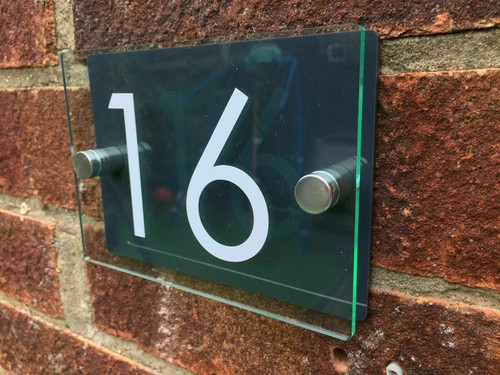 Modern door number - modern,