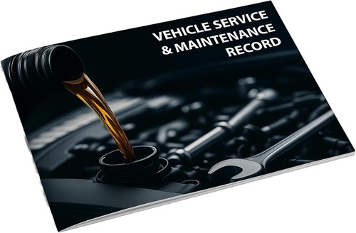 Blank car service book dealer - car,
