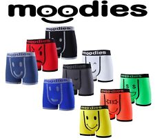 3 Pairs Mens Moodies Seamless Boxer Shorts Trunks Briefs Adults Underwear
