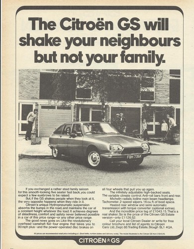 Citroen original 1972 - gs,