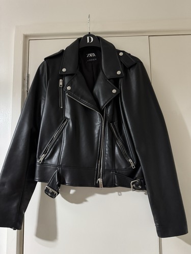 Zara women black faux - zara,