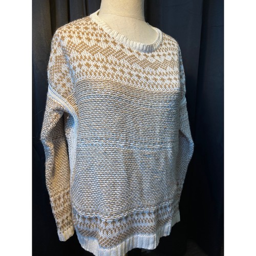 Old navy tan - navy, textured